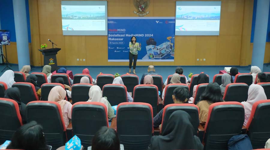 Sosialisasi Media MIND ID di Makassar, Senin (29/8/2024). (Foto: PT Vale Indonesia)