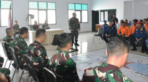 Korem 132/Tdl Gelar Latihan Posko Kesiapsiagaan Potensi Bencana Alam