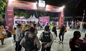 Polresta Palu Sukses Amankan Rapat Pleno Pengundian Nomor Urut Paslon