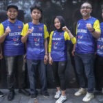 Atlet ISSI Sulteng, Vionisa Andrio (kedua kanan) sesaat akan bertolak ke Sumatera Utara untuk berlaga di PON XXI Aceh-Sumut. (Foto: ISSI SUlteng)
