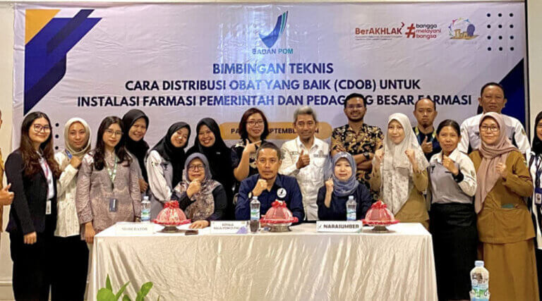 Bimtek CDOB yang digelar Balai POM Palu, Senin (9/9/2024). (Foto: palu.pom.go.id)