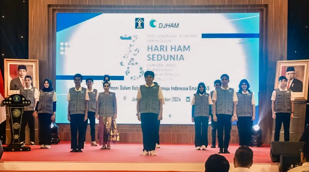 Penampilan anak remaja pada Kick off Hari HAM Sedunia di Jakarta, rabu (25/9/2024). (Foto: Ist)