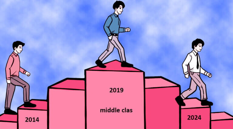 ilustrasi kelas menengah