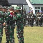 Pembukaan Latihan Lapangan "Perisai Bumi" untuk Operasi Tanggap Darurat Bencana Alam Gempa Bumi, Tsunami, dan Likuifaksi di lapangan Makorem 132/Tdl, Selasa (17/09/2024). (Foto: Penrem 132/Tdl)