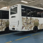 Penampakan Bus Rapid Transit yang akan melayani rute dalam Kota Palu pada empat koridor. Bus ini akan diluncurkan pada Jumat (20/9/2024) mendatang. (Foto: Pemkot Palu)