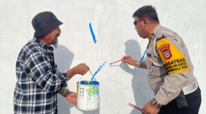 Lomba Mural Bertajuk Kamseltibcar Lantas Polda Sulteng