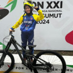 Atlet balap sepeda Sulteng Vionissa Andrio. (Foto: Ist)