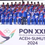 Tim gateball Sulteng yang berlaga di PON XXI Aceh-Sumut. (Foto: ist)