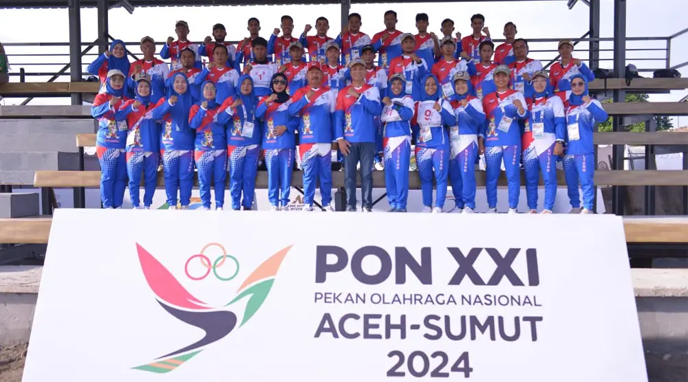 Tim gateball Sulteng yang berlaga di PON XXI Aceh-Sumut. (Foto: ist)