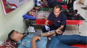 Donor Darah Peringati HUT ke-79 Korps Brimob Polri di Palu