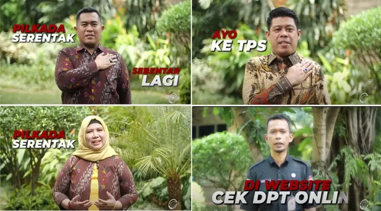 Pesan layanan masyarakat yang disampaikan KPU Sulteng di sela debat perdana Pilgub Sutlteng. (Foto: tangkapan layar Metro TV)