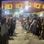 Kampanye Partai Golkar yang menjadi koalisi Beramal (Ahmad Ali - Abdul Karim Aljufri, di Pagimana Kabupaten Bangga, Rabu (23/10/2024). (Foto: Tim Media Partai Koalisi BERAMAL)