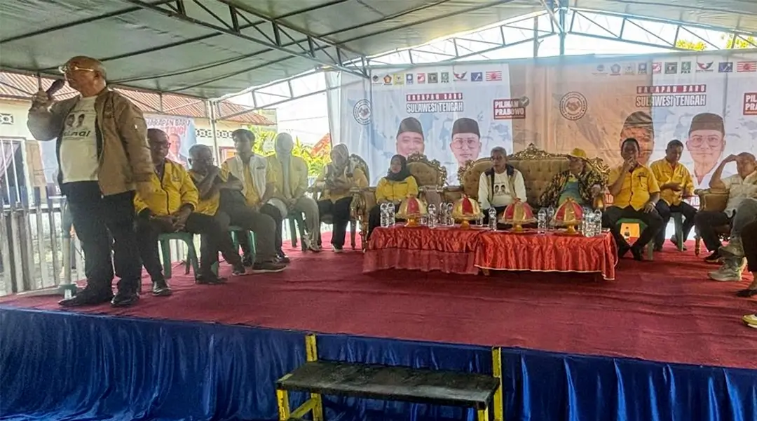 Kampanye Koalisi BerAmal (Ahmad Ali-Abdul Karim Aljufri) dari Partai Golkar di Kelurahan Balantang, Kecamatan Batui, Kabupaten Banggai pada Rabu, 23 Oktober 2024. (Foto: Tim Media Partai Koalisi BERAMAL)
