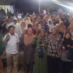 Juru Kampanye Koalisi Beramal (Ahmad Ali-Abdul Karim Aljufri) di di Jalan Samudera 2 Kota Palu Kota Palu Jumat (25/10/2024).(Foto: Tim Media Koalisi BERAMAL)