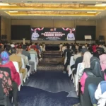 Deklarasi Pilkada Damai Polresta Palu yang dihadiri sejumlah elemen warga di Palu, Senin (7/10/2024). (Foto: Humas Polresta Palu)