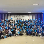 Foto bersama peserta Sekolah Kebangsaan Tuans Nalar 3.0 di Untad, Senin (26/10/2024). (Foto: ist)