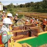 Rombongan Forum KTT Sulteng melihat langsung pusat pengolah limpasan air di PT Vale Indonesia, Blok Sorowako, Kamis (24/10/2024). (Foto: HO-PT Vale Indonesia)