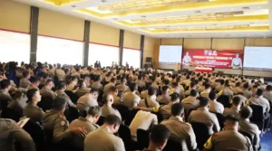 Polresta Palu Bekali Personelnya Untuk Pengamanan di TPS