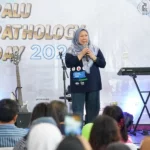 Waki Wali Kota Palu, dr Reny A Lamadjido pada pembukaan Palu Phatology Day 2024, di Palu, Sabtu (30/11/2024). (Foto: Prokopim Setda Kota Palu/Jufri)