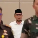 Kepalan Badan Kesbangpol Kota Palu, Ansyar Sutiadi (tengah) pada silaturhami Pilkada Rukun di Palu, Rabu (6/11/2024). (Foto: Prokopim Setda Kota Palu/Jufri)