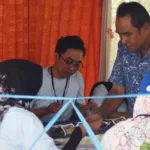 Ilustrasi suasana pemungutan suara di sebuah TPS di Palu. (Foto: Imron)