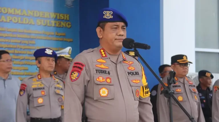 Wakaops Mantap Praja Tinombala Kombes Pol M Yudie Sulistyo. (Foto: Humas Polda Sulteng)