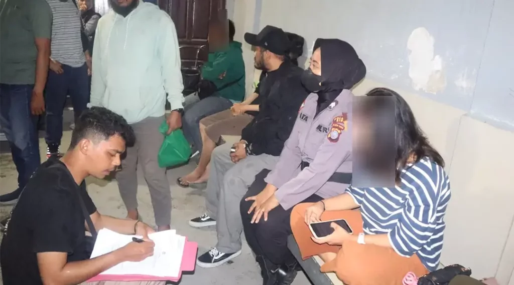 Lima Pasangan Bukan Suami Istri Terjaring Razia Polres Sigi