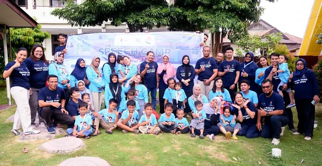 Foto bersama usai kegiatan Speech Camp di Palu, Minggu (24/11/2024). (Foto: beritapalu/bmz)