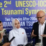 Konferensi Pers, UNESCO Global Tsunami Symposium. (Foto: UNESCO/AisyahAgusty)