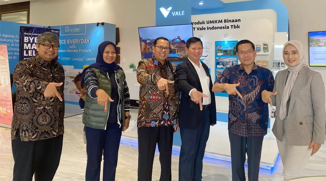 Perwakilan Pt Vale Indonesia pada International Conference and Expo Jamu (Loloh) di The Westin Resort Nusa Dua, Bali, 16-18 Desember 2024. (Foto: Pt Vale Indonesia)