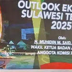 Muhidin M Said pada Outlook Ekonomi Sulteng 2025 di Palu, Senin (13/1/2025). (Foto: Tangkapan layar)