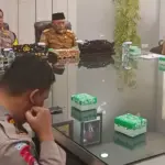 Rakor penanaman jagung serentak di Mapolresta Palu, Senin (13/1/2025). (Foto: Hmas Polresta Palu)