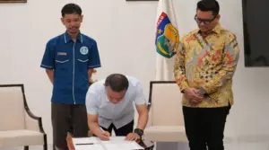 Wakil Ketua MPR RI Hadiri Penekenan MoU di Rujab Wali Kota Palu