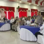 Dirbinmas Polda Sulteng, Kombes Pol Sirajuddin Ramly pada syukuran HUT ke-44 Satpam di Aula Torabelo Polresta Palu, Rabu (8/1/2025). (Foto: Humas Polda Sulteng)