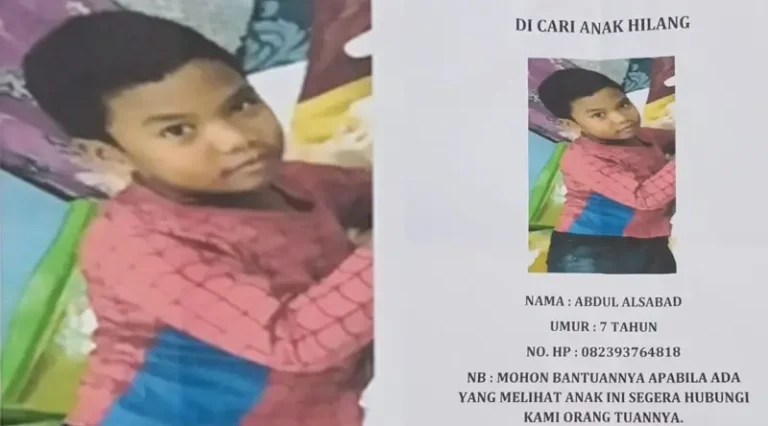 Foto Abdul Alsabad yang dikabarkan hilang. (Sumber: polresta Palu)