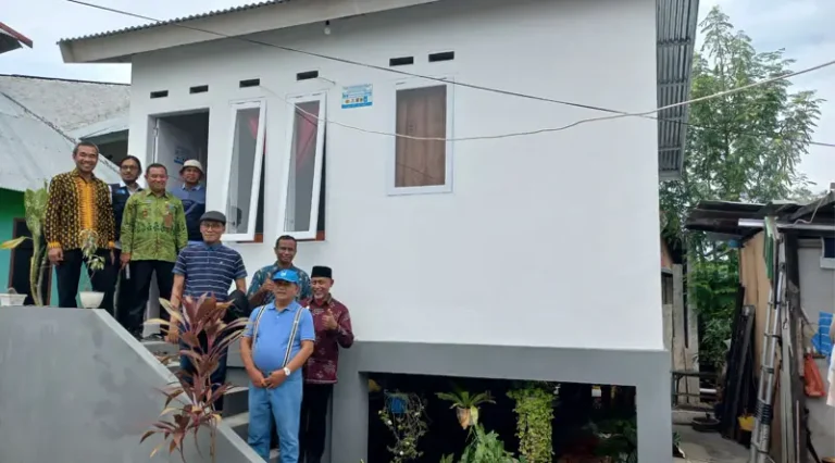 Rumah layak huni yang dibangun Relief Islamic Indonesia di Kelurahan Ujuna, Kamis (27/2/2025). (Foto: Prokopim Setda Kota Palu/Jufri)