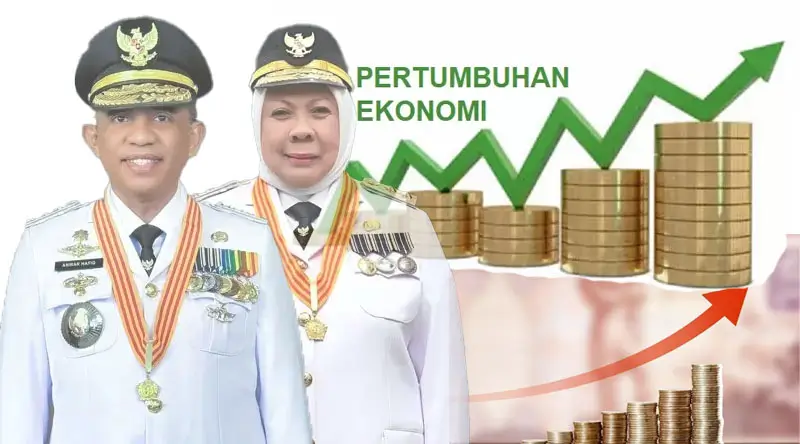 Ilustrasi pertumbuhan ekonomi dan tantangan bagi Gubernur dan Wakil Gubernur Sulteng terpilih. (beritapalu.co)