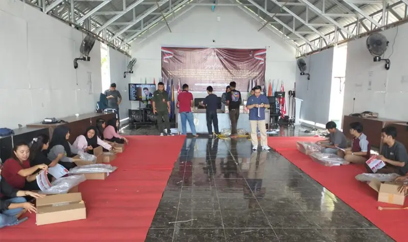 Pelipatan suara PSU Banggai, Kamis (20/3/2025). (Foto: Humas Polres Banggai)