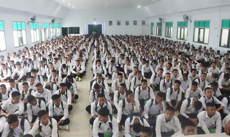 Calon tamtama sub Panda Palu yang akan dikirim ke Kodam XIII Merdeka untuk mengikuti seleksi, Kamis (19/6/2025). (Foto: Penrem 132/Tdl)