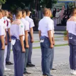Wali Kota Palu, Hadianto Rasyid pada pembukaan pelatihan Paskibraka 2025 di Taman Nasional Palu, Selasa (24/6/2025). (Foto: Prokopim Setda Kota Palu/Iwan)