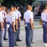Wali Kota Palu, Hadianto Rasyid pada pembukaan pelatihan Paskibraka 2025 di Taman Nasional Palu, Selasa (24/6/2025). (Foto: Prokopim Setda Kota Palu/Iwan)