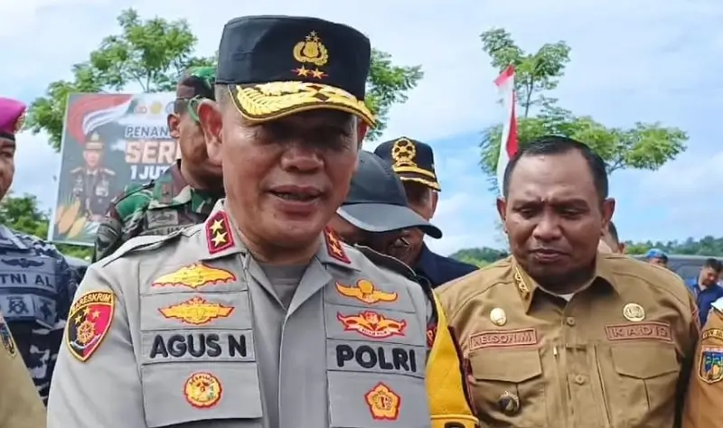 Kapolda Sulteng, Irjen Pol Agus Nugroho. (Foto: Humas Polda Sulteng)