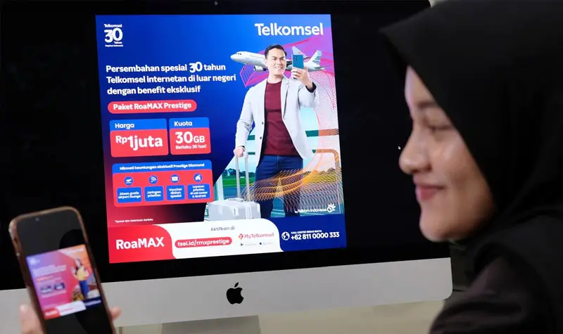 Ilustrasi Roamax Prestige dan RoaMax Auto-On. (Foto: Telkomsel)