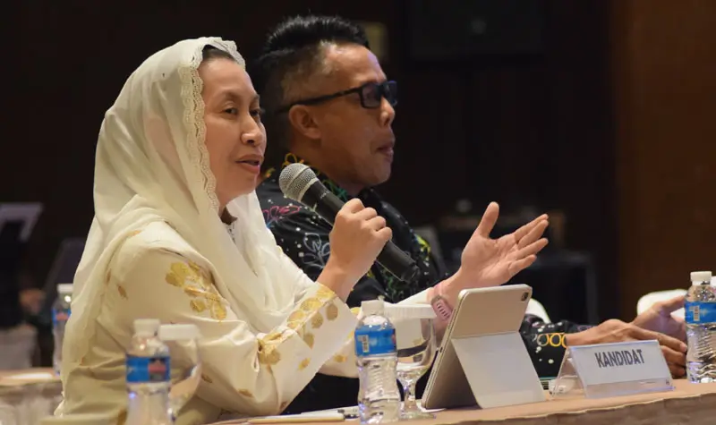 Wawali Imelda pada pemaparan di Patriana Award 2024 di Palu, Kamis (26/6/2025). (Foto: Prokopim Setda Kota Palu/Imron)