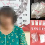 NA, terduga pengedar sabu yang ditangkap Polresta Palu di Tavanjuka, Rabu (11/6/2025). (Foto: Humas Polresta Palu)