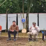 Tiga pembicara dari BI Sulteng menyampaikan dukungannya pada upaya pengembangan desa di Festival Tampolore, Desa Hanggira, Poso, Sabtu (28/5/2025). bmzIMAGES)