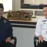 Bupati Donggala, Vera Laruni (kiri) bersama Ketua FKUB Sulteng, Prof Zainal Abidin di ruang kerja Bupati Donggala, Rabu (11/6/2025). (Foto: FKUB Sulteng)