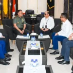 DanKorem 132/Tadulako Brigjen TNI Deni Gunawan menerima kunjungan audiensi dari PT Pertamina EP Cepu Regional 4 Indonesia Timur di ruang kerja Danrem, Senin (21/7/2025). (Foto: Penrem 132/Tdl)