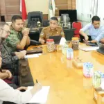 Wali Kota Palu Hadianto Rasyid saat menerima kunjungan silaturahmi Direktur Perdagangan dan Ekonomi Kedutaan Republik Ceko di Indonesia, Selasa (29/7/2025). (@Humas Pemkot Palu)