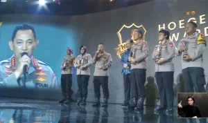 Kapolri pada penyerahan Hoegeng Awards 2025 di Jakarta, Rabu (16/7/2025). (Foto: Humas Polda Sutlegn)
